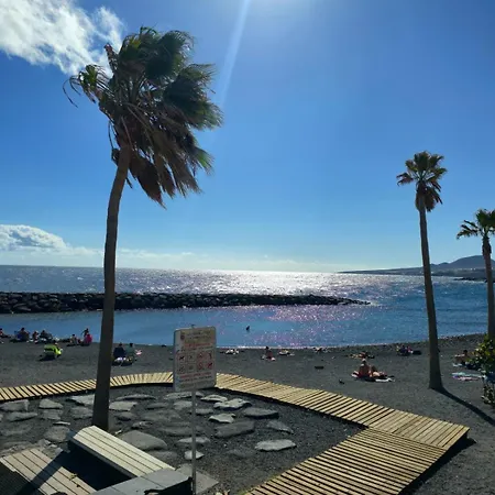 Διαμέρισμα Paradise Caletillas Beachfront Duplex With Pool & Parking Κανδελάρια