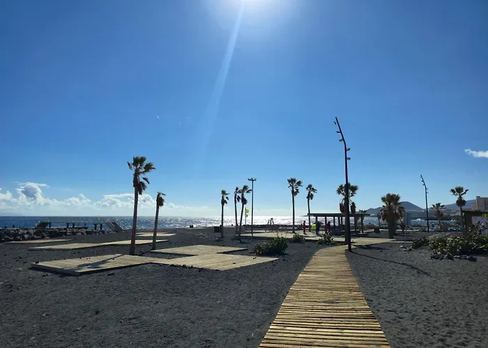 Paradise Caletillas Beachfront Duplex With Pool & Parking Candelaria